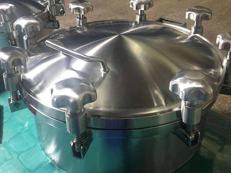 不銹鋼橢圓形回轉蓋快開人孔